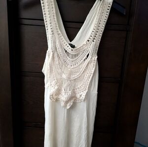 Lace detail tank